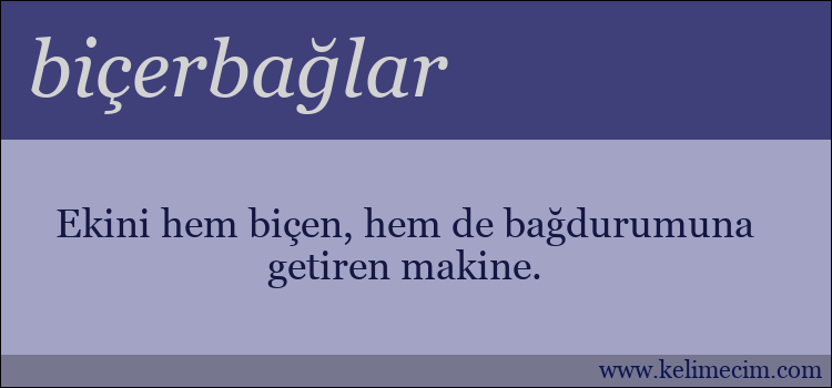 biçerbağlar kelimesinin anlamı ne demek?