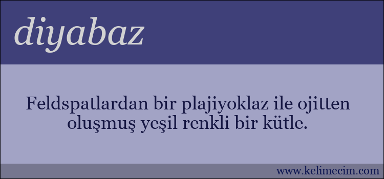 diyabaz kelimesinin anlamı ne demek?