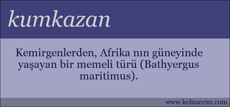 kumkazan kelimesinin anlamı ne demek?