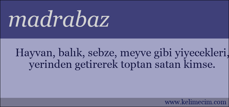 madrabaz kelimesinin anlamı ne demek?