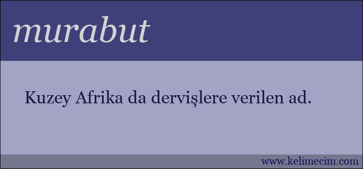 murabut kelimesinin anlamı ne demek?