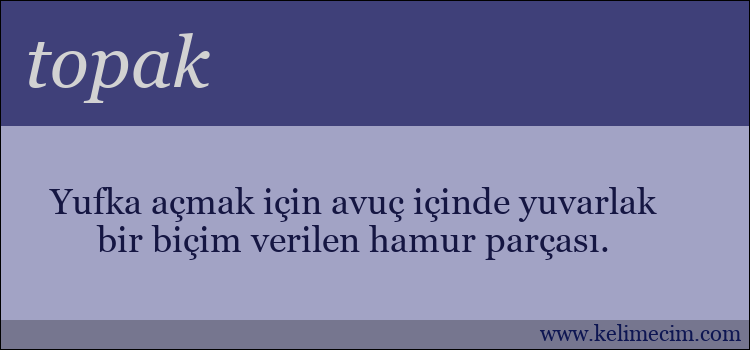 topak kelimesinin anlamı ne demek?